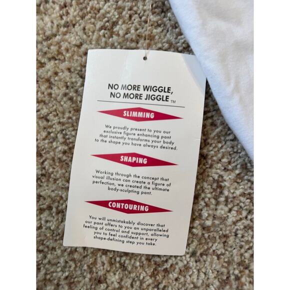 NWT, Women with Control by Renee Greenstein,  Pants size size XXL, White - Picture 6 of 9